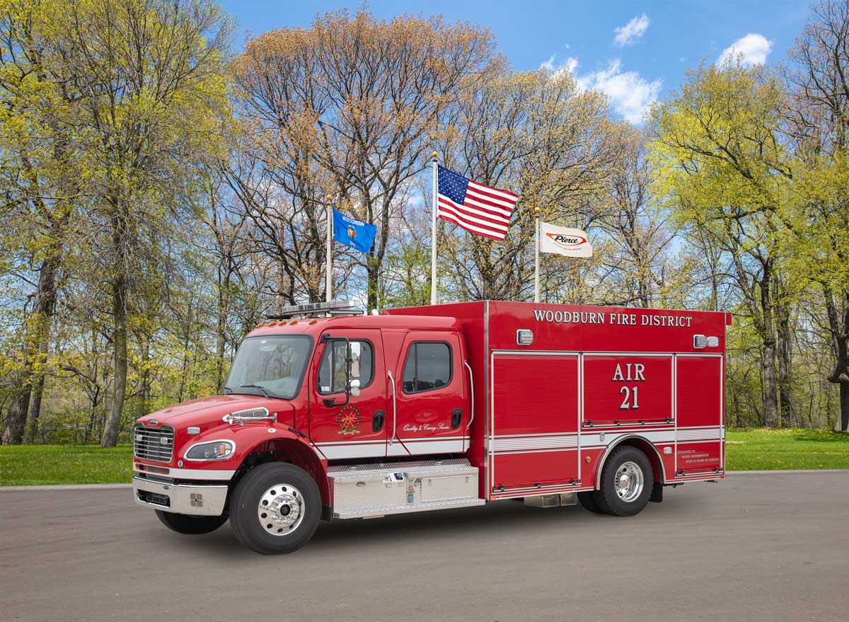 Pierce Woodburn Fire District Truck